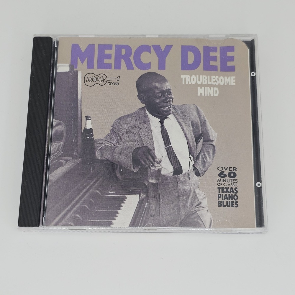 Mercy‎ Dee Walton - Troublesome Mind - Arhoolie CD - Texas Piano Blues